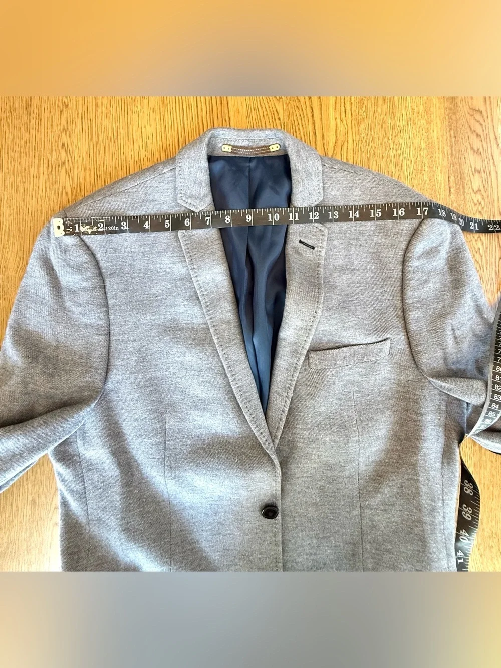 Lindbergh Tailored Blue Blazer Sport Coat Mens Size 50 Classic